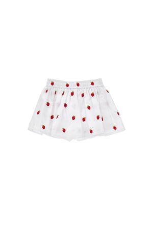Shorts ricamo Fragole MONNALISA KIDS | 31G41379449944
